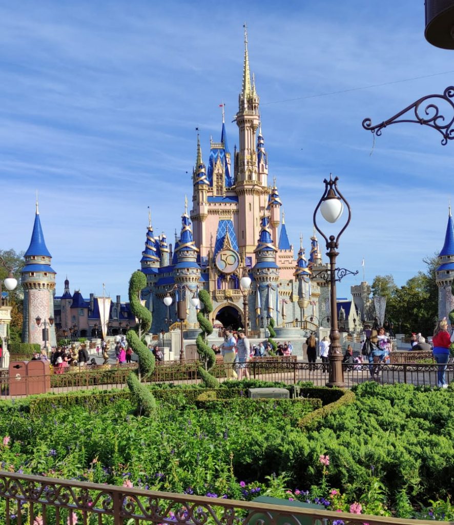 El castillo de Cenicienta, el icono de Walt Disney World. 
