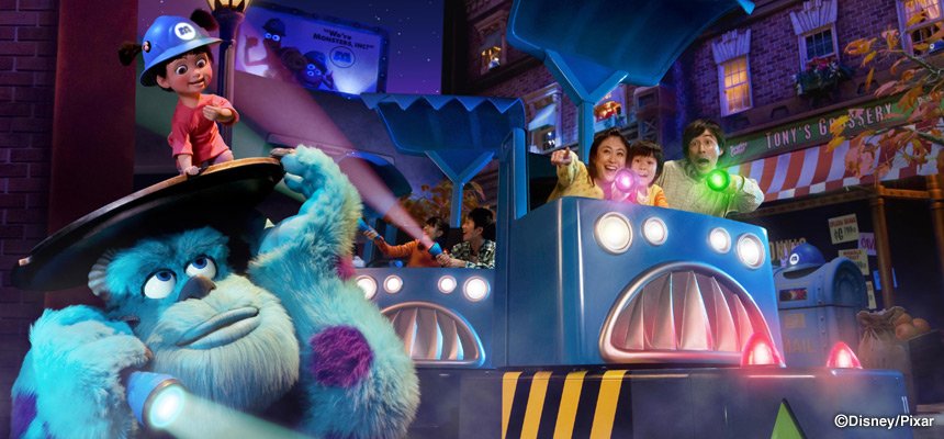 Monsters Inc. Ride & Go Seek! en Tomorrowland. 