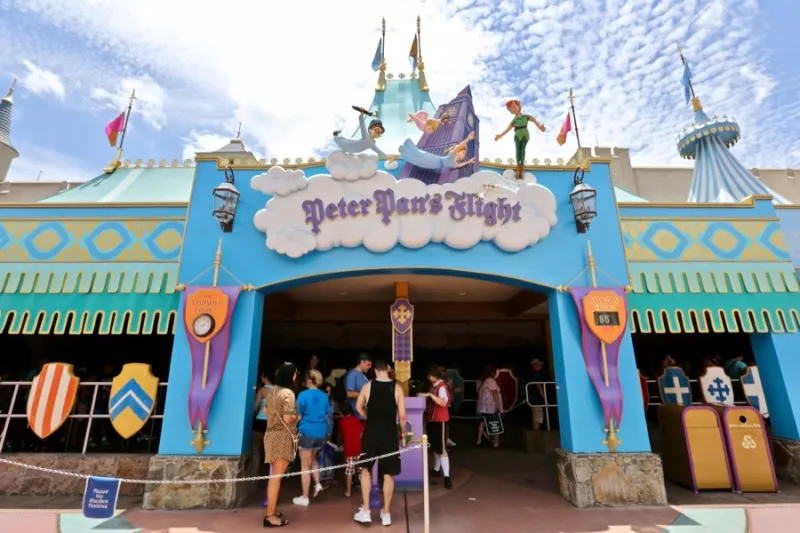 Peter Pan's Flight en Fantasyland. 
