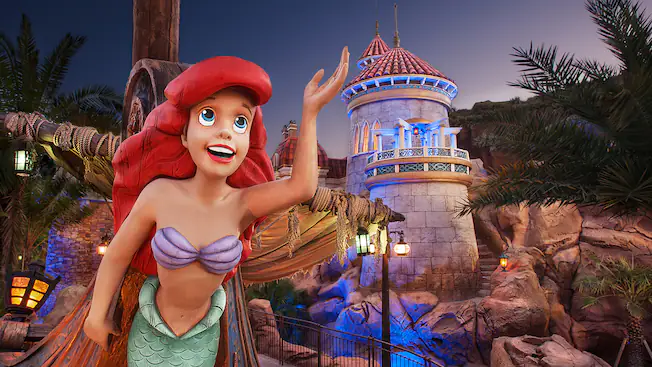 Under the sea - Journey of the Little Mermaid en Fantasyland . 