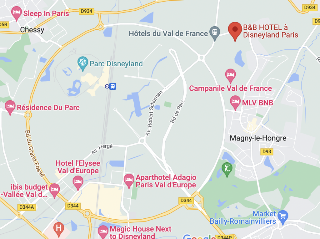 mapa de la ubicación del hotel