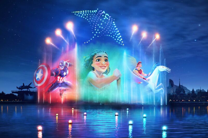 Disney Cascade of Lights: el nuevo show nocturno en Disneyland Paris